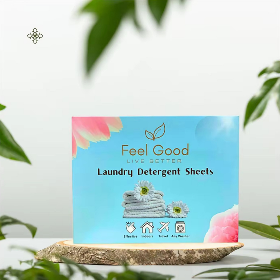 Feel Good Laundry Detergent Sheets | Hypoallergenic and Low Sud